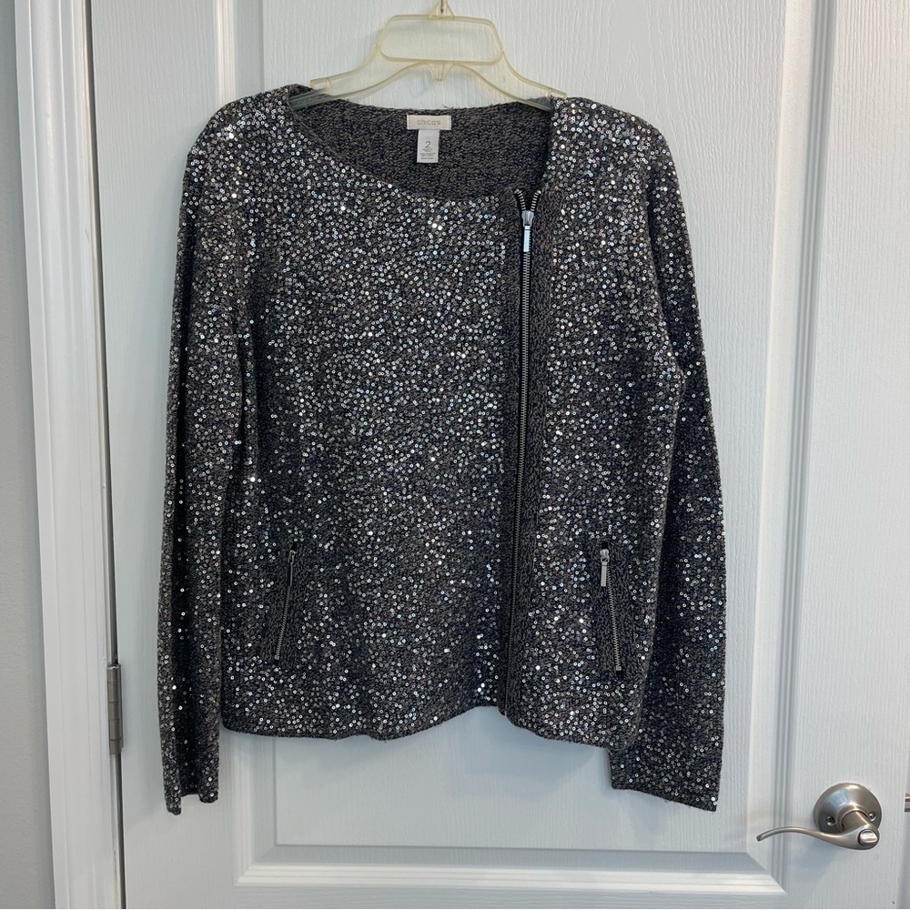 Chico’s Sequin Jacket